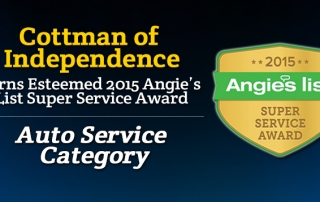 Cottman of Independence - Angie's List Super Service Award 2015 Winner