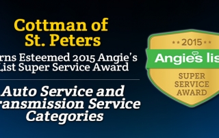 Cottman of St. Peters, MO - Angie's List Super Service Award 2015 Winners