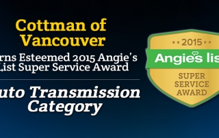 Cottman of Vancouver, WA - Angie's List Super Service Award 2015 Winner